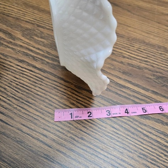 2 Hazel Atlas 1930's Mild‎ Glass Square Dish Diamond Quilt Pattern 5" MCM - Picture 8 of 8